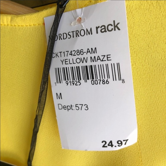 🌸Code X Mode Yellow Blouse - Picture 7 of 7